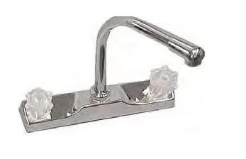 20380R143ABX – LASALLE BRIS Faucet, Used For Kitchen Single Piece Deck Mount 10 Inch Hi-Rise Metal Spout 2 Clear Acry...